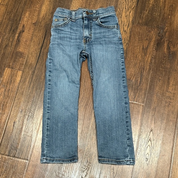Wrangler Classic Straight Blue Little Boy Denim Jeans - Picture 10 of 11